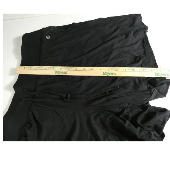 LIVI For Lane Bryant Shorts 18/20 Black Drawstring Elastic Waist Pockets NWT - Picture 4 of 5